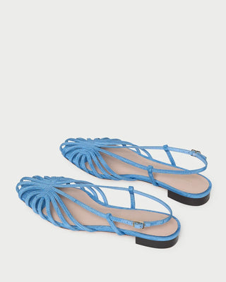 Loeffler Randall Devon Lattice Slingback Sandal, Cornflower Blue