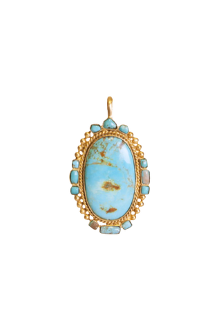 TS Christina Greene Southwestern Pendant, Turquoise