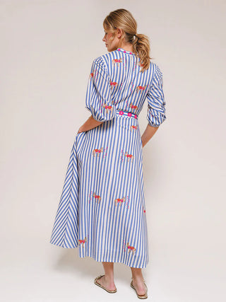 Nimo With Love Marigold Dress, Blue Donkey