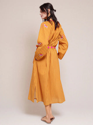 Nimo With Love Hellebore Kaftan, Yellow Donkey