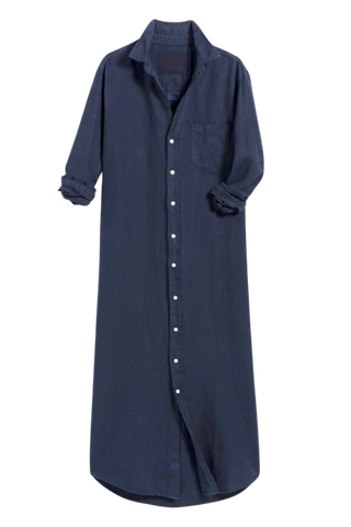Frank & Eileen Rory Maxi Shirtdress, Navy
