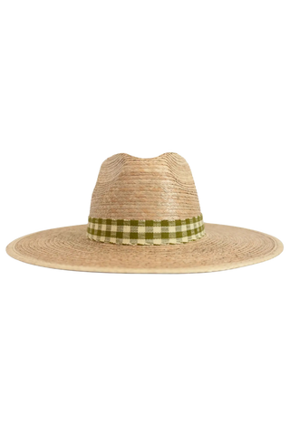 Sunshine Tienda Palm Hat, Painted Gingham