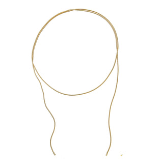 Jane Win Double Wrap Snake Chain Necklace