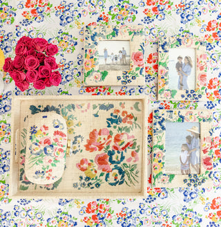 D. Porthault x Pamela Munson 4x6 Frame, New York Mille Fleurs