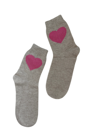 Jumper 1234 Heart Socks, Cygnet Cosmos Pink