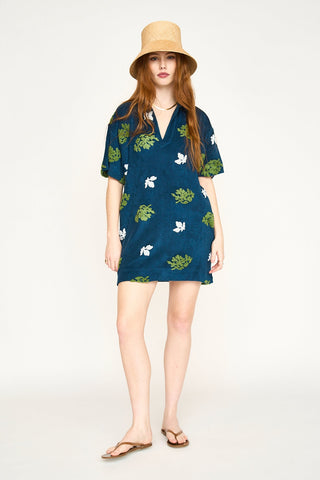 Mirth Lanai Terry Dress, Adriactic Fig
