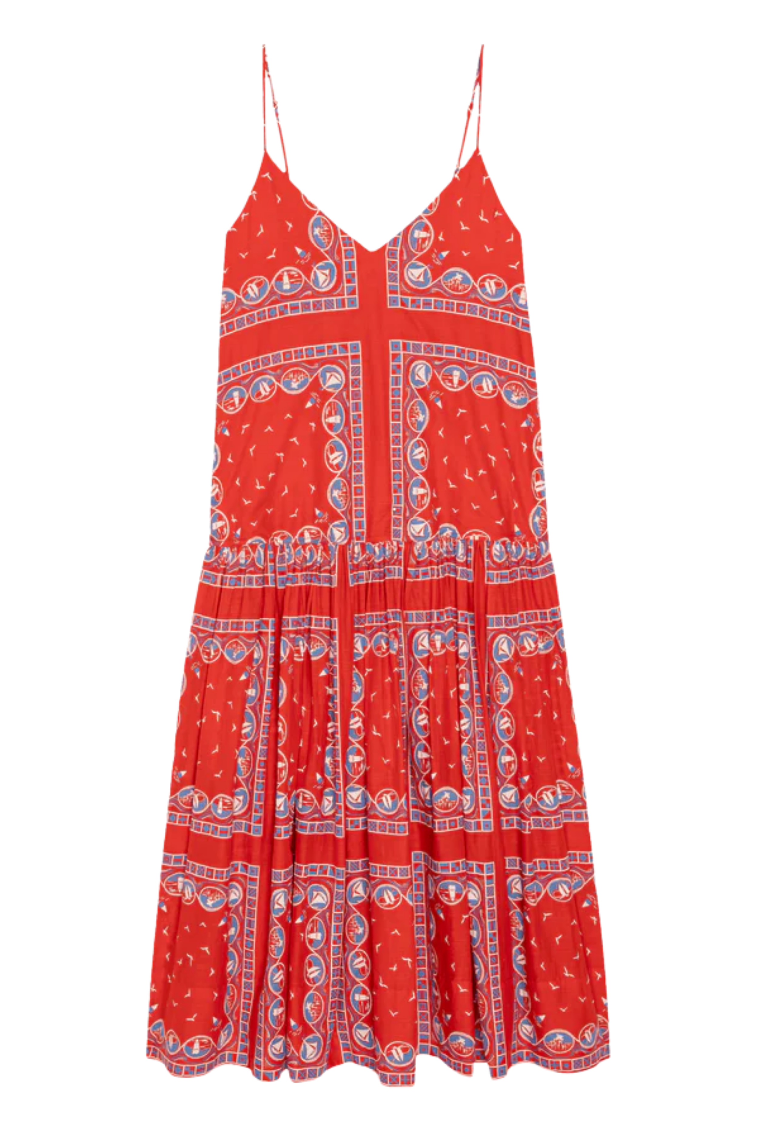 red bandana dress The Great The Drop Waist Dress, Red Sailboat Bandana – Monkee's of Mount  Pleasant