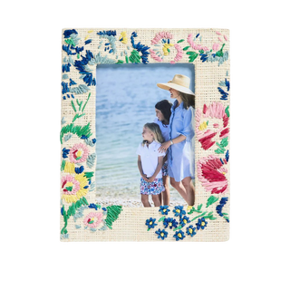 D. Porthault x Pamela Munson 5x7 Frame, New York Milles Fleurs