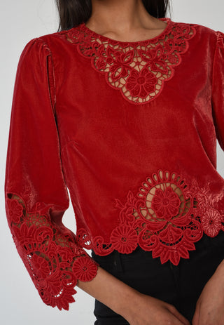 Love the Label Alina Top, American Beauty