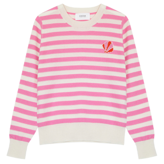 Cocoa Cashmere Shelly Jumper, Natural White