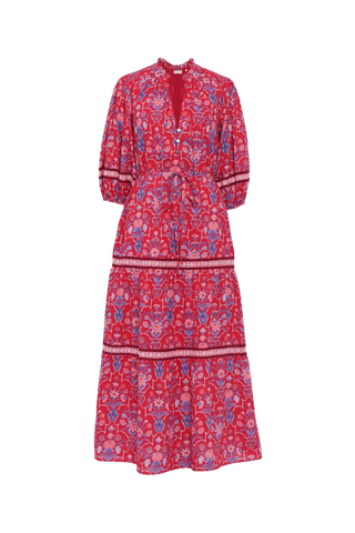 Banjanan Liza Dress, Cinnabar