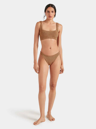 Hunza G Xandra Bikini, Metallic Cocoa