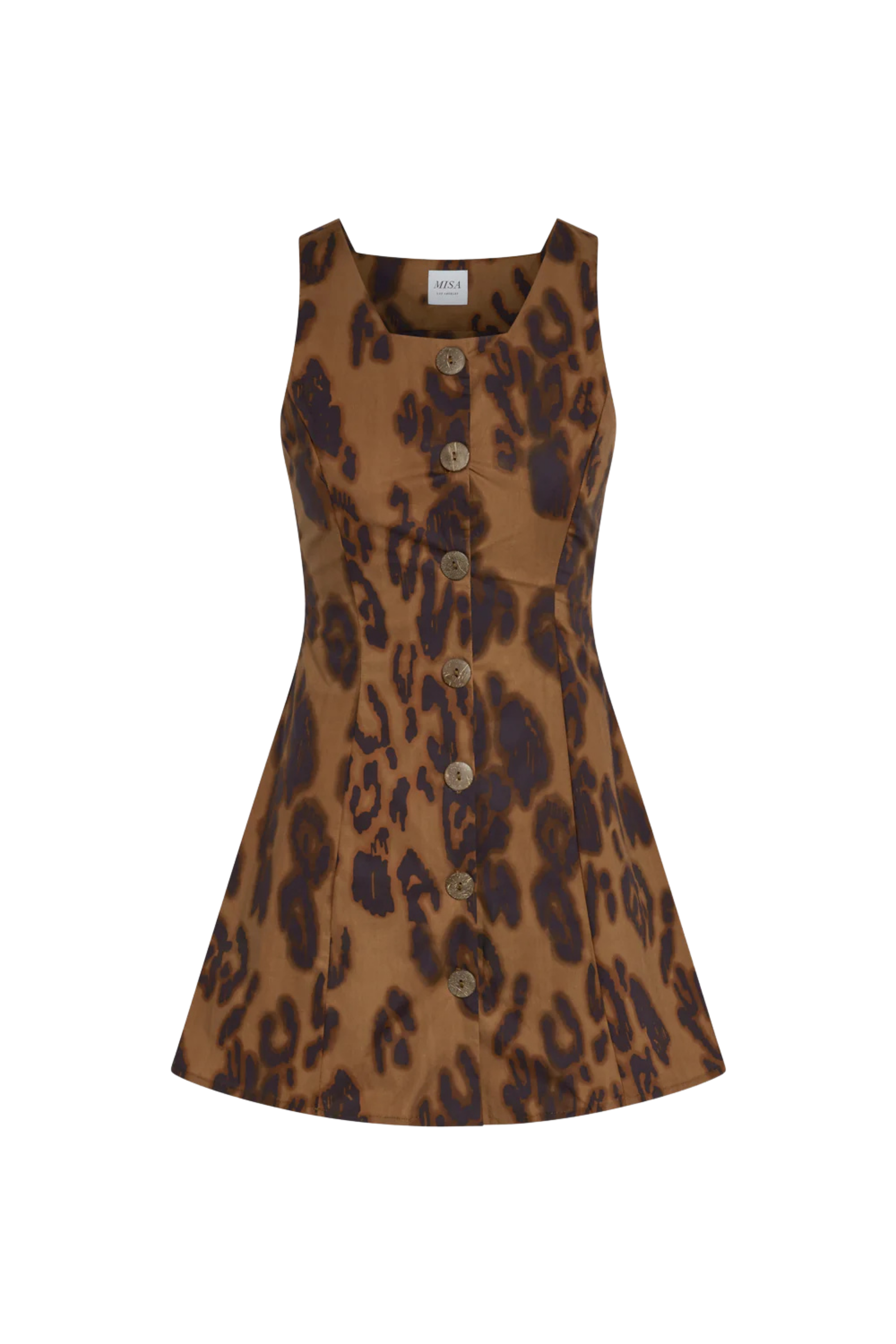 Alyse Dress M / Cocoa Leopard