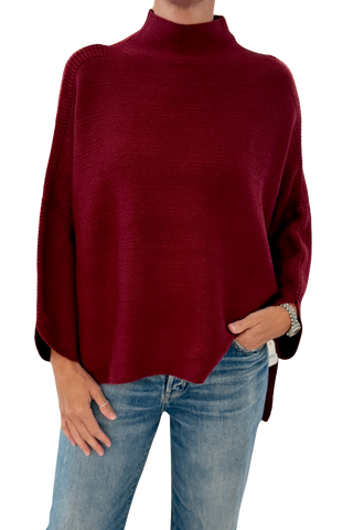 Kerisma Boho Sweater, Plum Berry