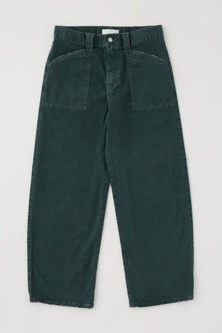 Moussy Vintage Pomonok Gusset Cargo, Dark Green