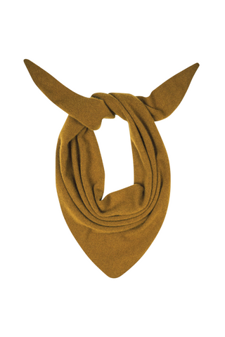 White & Warren Cashmere Neckerchief, Antique Gold