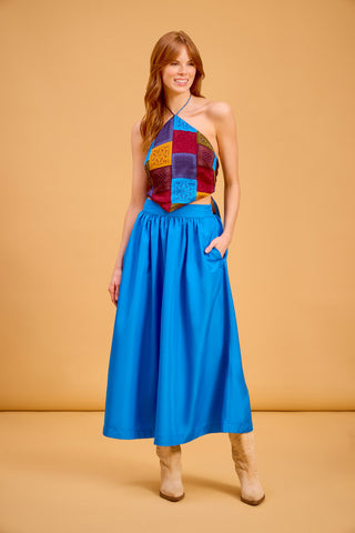 Olivia by Livro Kit Skirt, True Blue