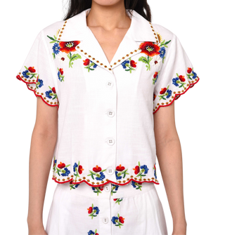 Love the Label Vera Top, Kay Morris Embroidery