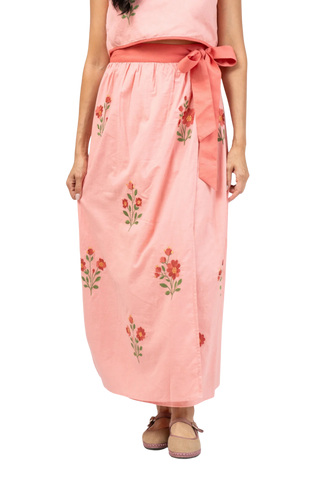 Beau & Ro Sullivan Skirt, Pink Fleur