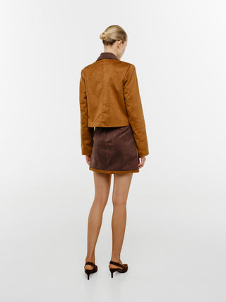 Cala De La Cruz Victoria Skirt, Mocca