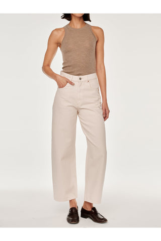 DL1961 Taylor Barrel Ultra High Rise Crop, Flax