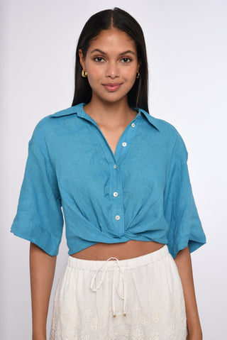 Love the Label Ankita Top, Maui Blue