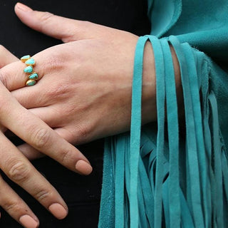 TS Christina Greene Stepping Stones Ring, Turquoise