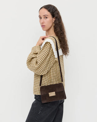 Loeffler Randall Delphine Leather Clutch, Tmoro