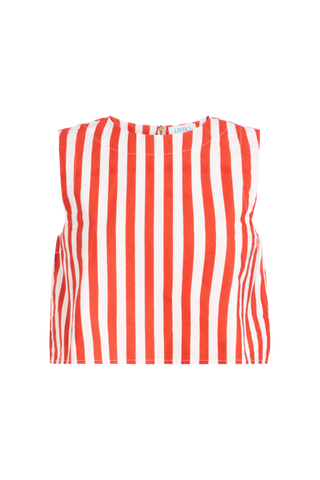 Livro Crop Top, Red Stripes