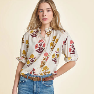 Pink Chicken Josephine Top, Harvest Dandelion