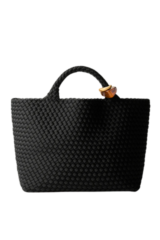 Naghedi St. Barths Medium Beads Tote, Onyx