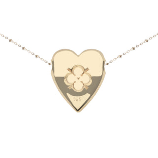 Jane Win Tender Heart Love Pendant Coin, Satellite Chain