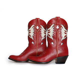 TS Fraulein Boot Co Thunderbird Cowboy Boot, Red