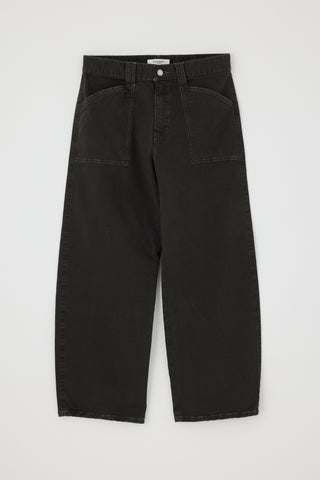 Moussy Vintage Pomonok Gusset Cargo, Light Black