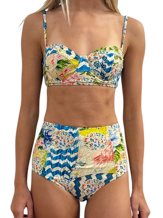 TS Hunter Bell Two-Piece Swim Bikini, Morning Glory