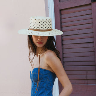 Freya Blossom Hat, Natural