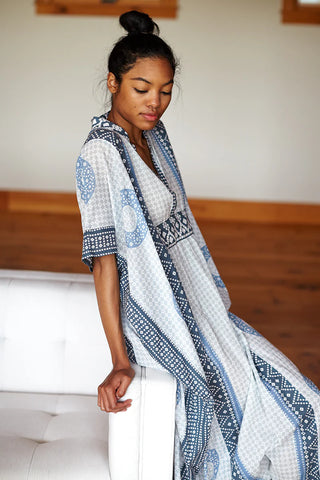 TS Emerson Fry Emerson Caftan, Cerulean