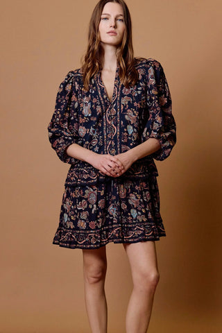 Cleobella Emily Mini Dress, Bois Print