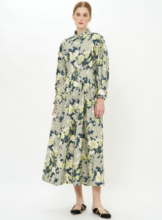 Oliphant Elizabeth Maxi Dress, Suzani Charcoal