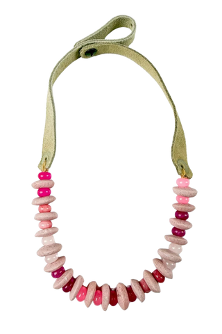 Twine & Twig Slim Choker Necklace, Rosewood