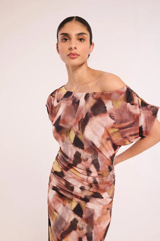 Misa Kiana Dress, Abstract Blur