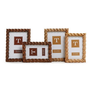 Twist 5x7 Photo Frame, Dark Brown