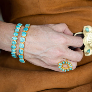 TS Christina Greene Blue Horizon Turquoise Cuff