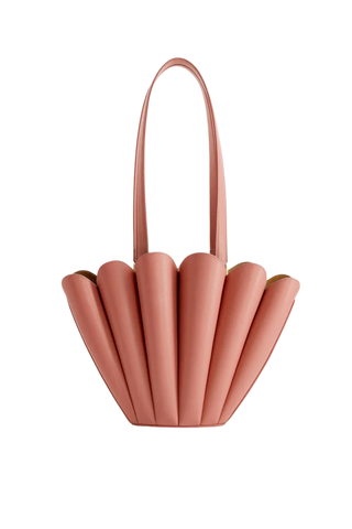 Mlouye Mini Seashell Tote, Peach
