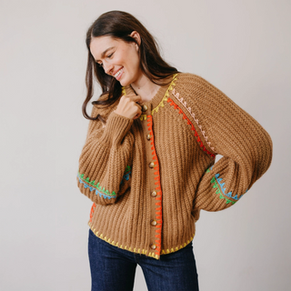Sunshine Tienda Maple Cardigan, Brown Sugar