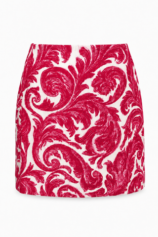 TS Anna Cate Blaire Skirt, Red Paisley