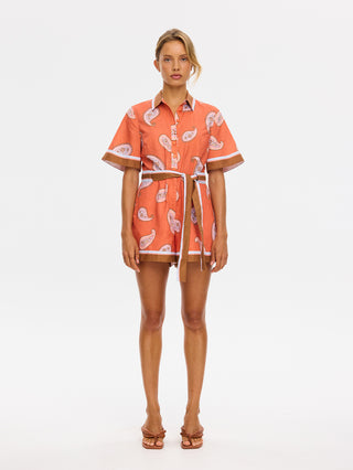 Kivari Ezra Playsuit, Coral