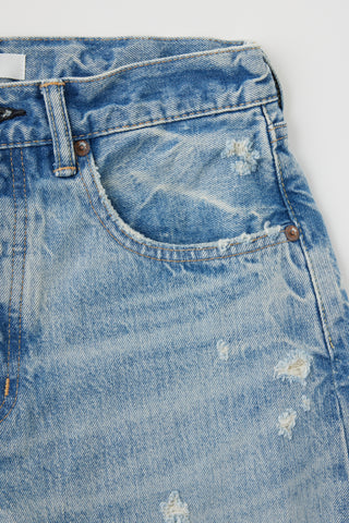 Moussy Ridgemere Shorts, Light Blue