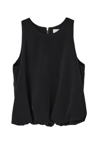 Moussy Vintage MV Sculpted Satin Top, Black