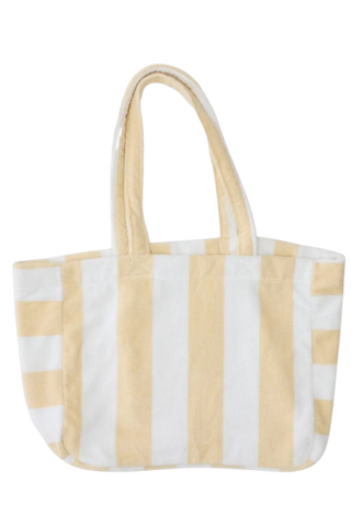 Weezie Beach Bag, Sand Stripe